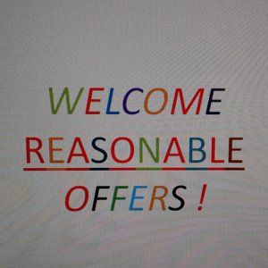 Welcome  Reasonable Offers !